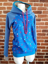 schniesel.Blau Rot Anker Pulli