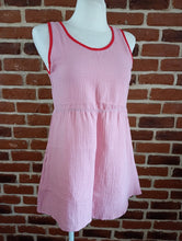 schniesel.Altrosa rot Musselintop