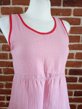 schniesel.Altrosa rot Musselintop