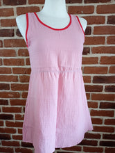 schniesel.Altrosa rot Musselintop