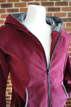 schniesel.Feincordjacke Weinrot