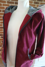 schniesel.Feincordjacke Weinrot