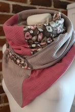 schniesel.Tupfi Altrosa Beige Tuch