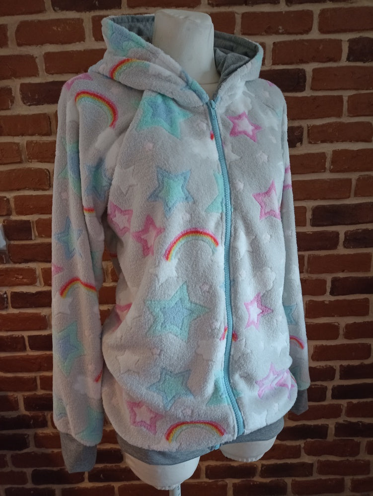 Sterne Regenbogen Fleecejacke – Schniesel Kids
