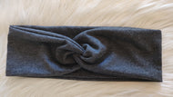 Dunkelgrau Knoten Haarband