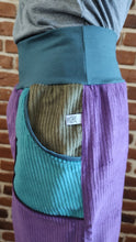 schniesel.Lila Petrol Khaki Cordrock