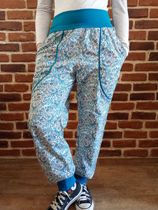 schniesel.Paisley Pertol Baumwoll Pumphose
