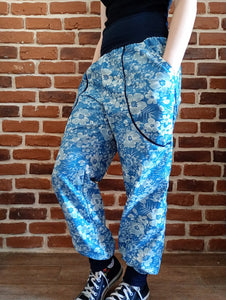 schniesel.Helleblüte Jeans Baumwollpumphose