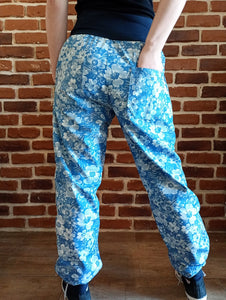 schniesel.Helleblüte Jeans Baumwollpumphose