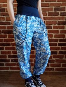 schniesel.Helleblüte Jeans Baumwollpumphose