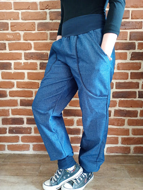 schniesel.Dunkelblaue Jeans Pumphose