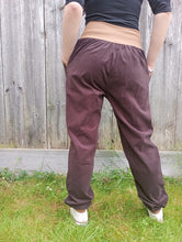 schniesel.Braun Rehbraun Feincord Baumwollschlawinerhose