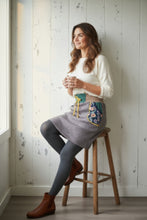 schniesel.Braun Blumetraum Rehbraun Walkrock