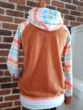 schniesel.Eulchen Rost Bunt Fleece Pulli