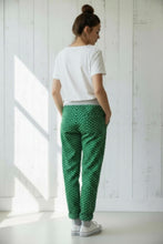 schniesel.Grün Sterne Grau Baumwollpumphose