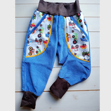 schniesel.Jeansblau Traktor Breitcord Pumphose