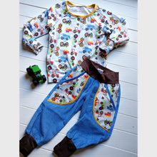 schniesel.Traktor Senfgelb Shirt