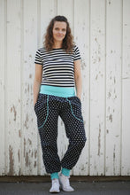 schniesel.Nick Schwarz Mint Baumwollpumphose