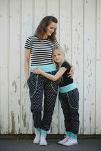 schniesel.Nick Schwarz Mint Baumwollpumphose