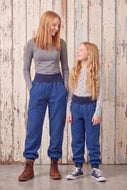 Blau Walkhose