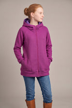 schniesel.Violett Lila Sterne Walkjacke