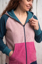 Altrosa Pink Petrol Cordjacke