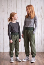 Moosgrüne Walkhose