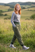Moosgrüne Walkhose