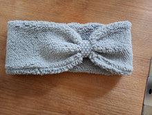 Grau Teddyhaarband