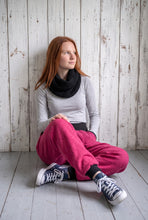 Pink Schwarz Walkhose