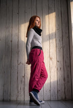 Pink Schwarz Walkhose