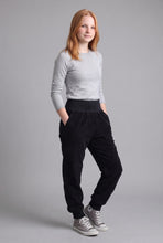 Schwarz Feincord Schlawinerhose