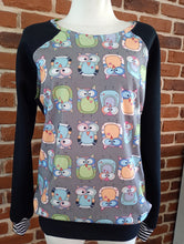 schniesel.Eulchen Grau Pullover