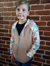 schniesel.Obstsalat Beige Sweatjacke