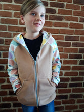 schniesel.Obstsalat Beige Sweatjacke