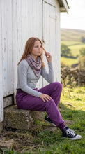 schniesel.Violett Walkhose