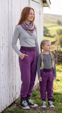 schniesel.Violett Walkhose