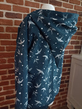 schniesel.Blaue Schwalbe Canvas Jacke