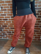 Rostbraun Walkhose