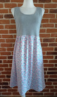 schniesel.Butterblume Grau Kleid